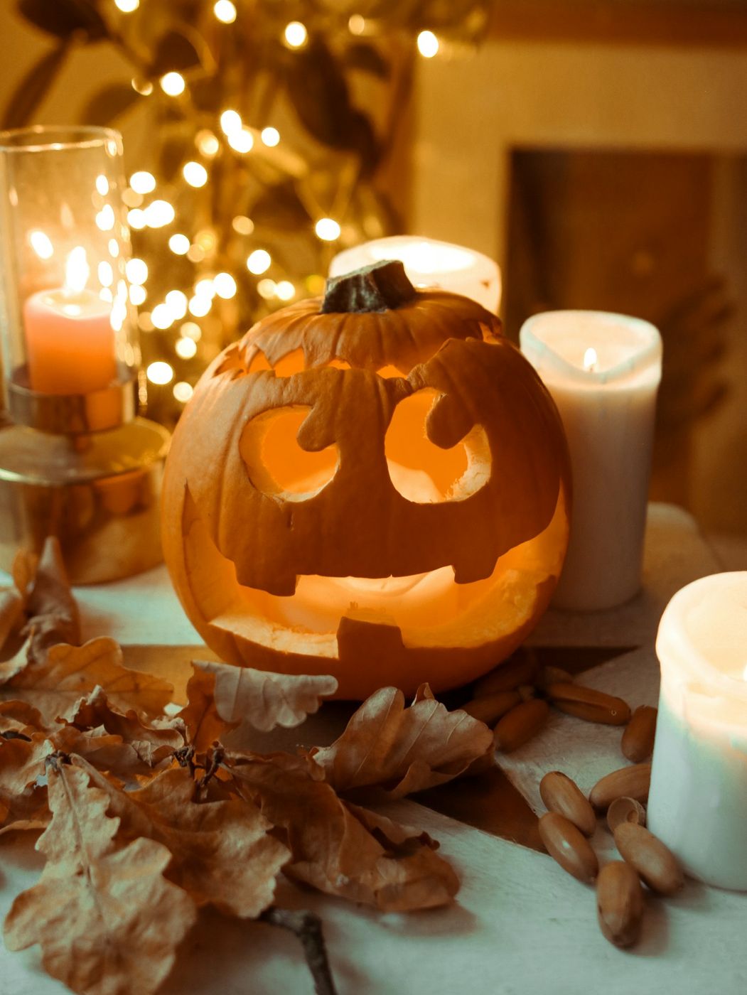 Elegant Halloween Interior Decor