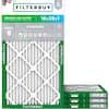 Filterbuy 16x25x1 MERV 8 Pleated Filters, 4-Pack