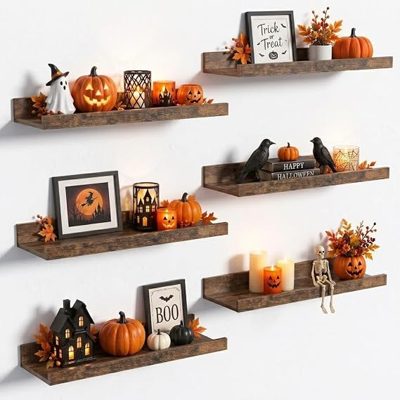 upsimples Floating Shelves, 6-Pack, 15.7"