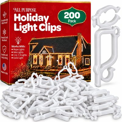SEWANTA All-Purpose Light Clips, set of 200
