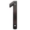 Everbilt 6 in. Aged Bronze Screw-On House Numbers