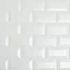 Daltile Restore 3"x6" Bevel Bright White Subway Tile