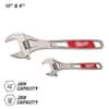 Milwaukee 6" & 10" Adjustable Wrench Set (48-22-7400)