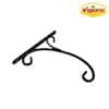 Vigoro 9 in. Black Steel Decorative Bracket