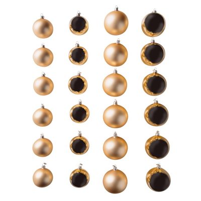 Balsam Hill Essentials Classic Ornaments, Set of 24